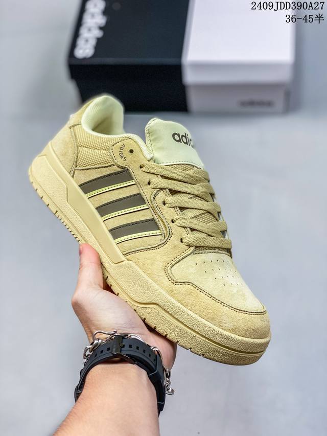 Adidas阿迪达斯生活 Neo Entrap Low追赶系列轻便休闲运动百搭板鞋 尺码：36-45半 编码：09Jdd390A27