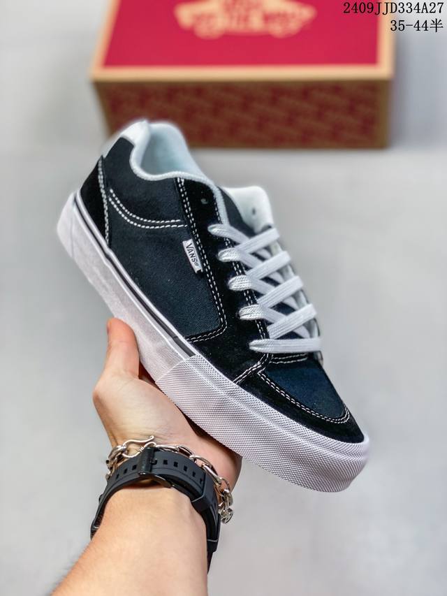 Vans Skate Chukka 柔软舒适 防滑耐磨 低帮 板鞋 男女同款 男女同款 经典黑白色 尺码：35 36 36.5 37 38 38.5 39 40