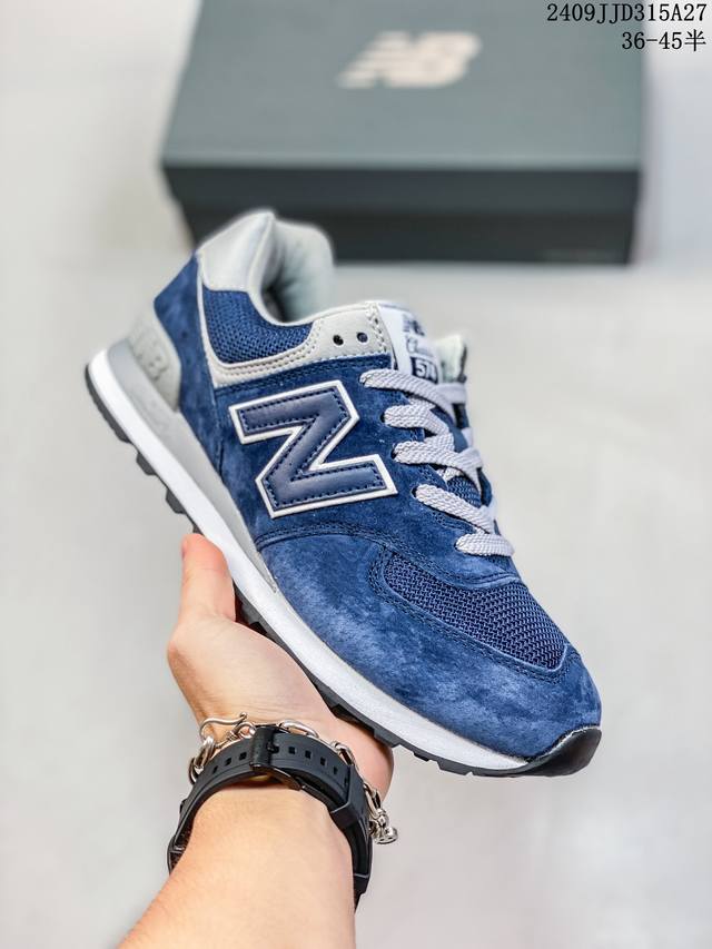 Dt纯原 Nb新百伦new Balance Ml574经典复古休闲运动慢跑鞋 货号：Ml574Evn 长青之王”荣耀回归 原档案开发开发纸版楦型 原装4层组合独