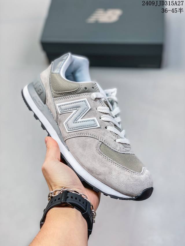 Dt纯原 Nb新百伦new Balance Ml574经典复古休闲运动慢跑鞋 货号：Ml574Evn 长青之王”荣耀回归 原档案开发开发纸版楦型 原装4层组合独