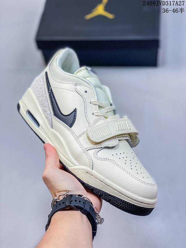 公司级三合一最强合体，多种新配色回归耐克nike Air Jordan Legacy 312 Low”White Grey Fog Blue Red“乔丹最强三