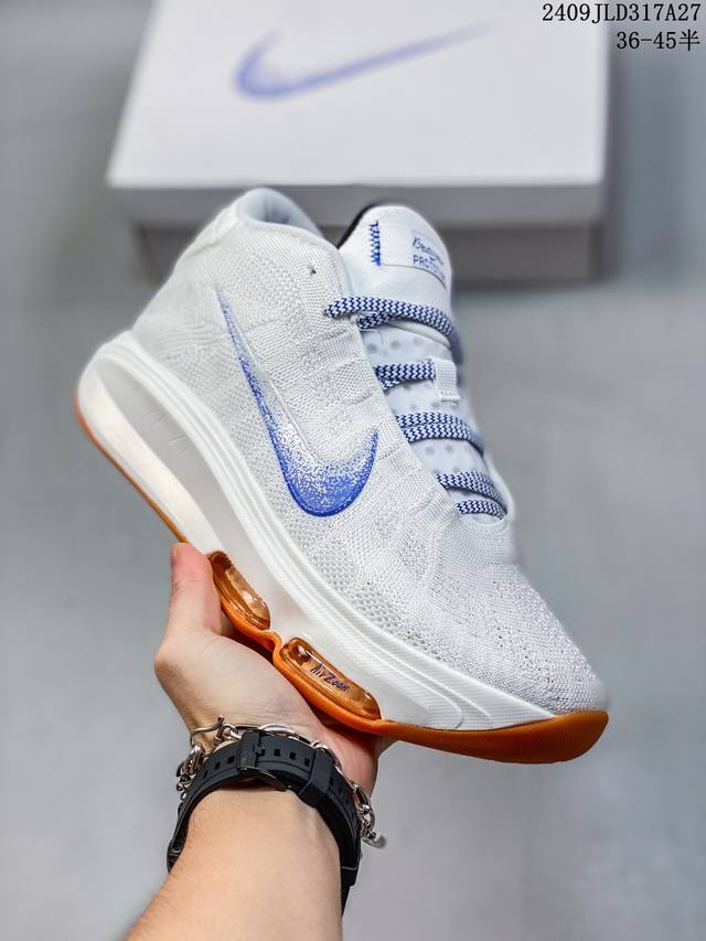 公司级nike Air Zoom Gt Hustle3 Blueprint 时尚百搭 減震耐磨透气 低帮 篮球鞋 货号:Hj9084- 尺码:36-45 09J