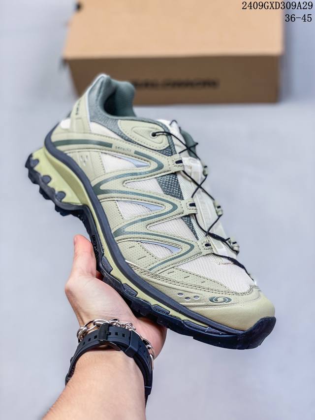 公司级salomon Xt-Quest Adv ” Beige “ 萨洛蒙 探索者系列户外越野跑鞋 474787 33鞋面采用sensifit贴合技术 全方位贴