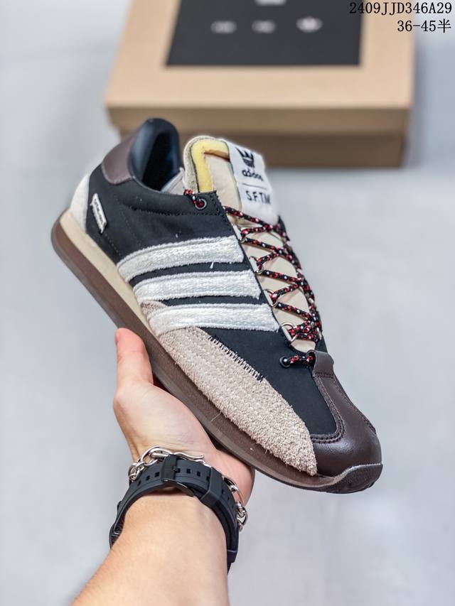 公司级阿迪达斯三叶草adidas Originals Samba Vegan Og”Spd”足球风百搭低帮休闲运动板鞋 尺码:35 36 36.5 37 38