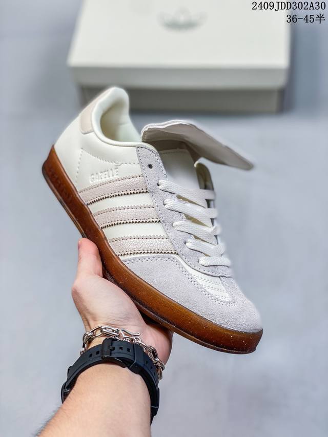 Adidas Gazelle Xfoot Industry阿迪德训复古t头休闲运动鞋 尺码：36-45半 编码：09Jdd302A30