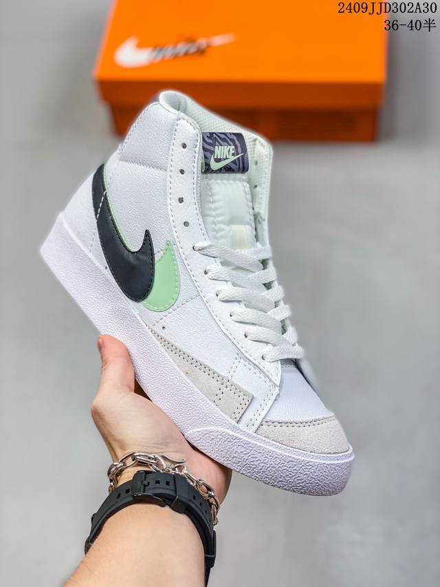 Nike 耐克w Blazer Mid'77开拓者女子休闲经典板鞋cz1055- 尺码：36-40半 编码：09Jjd302A30