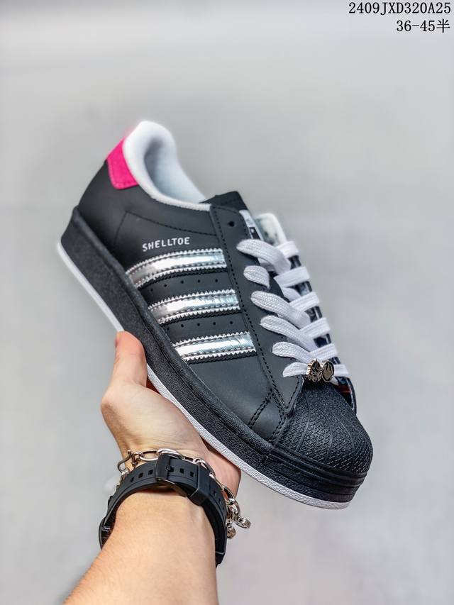 忍者神龟 X Adidas Originals Superstar系列’Shredder’经典百搭 防滑耐磨 低帮 板鞋 货号:Ih7767 尺码：36 -45