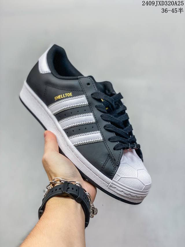 忍者神龟 X Adidas Originals Superstar系列’Shredder’经典百搭 防滑耐磨 低帮 板鞋 货号:Ih7767 尺码：36 -45