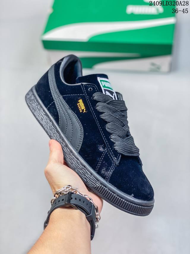 真标puma Suede Classic 复古单品 彪马 防滑耐磨低帮德训板鞋 货号:372873 03 尺码:36-45 编码：09Ld320A28