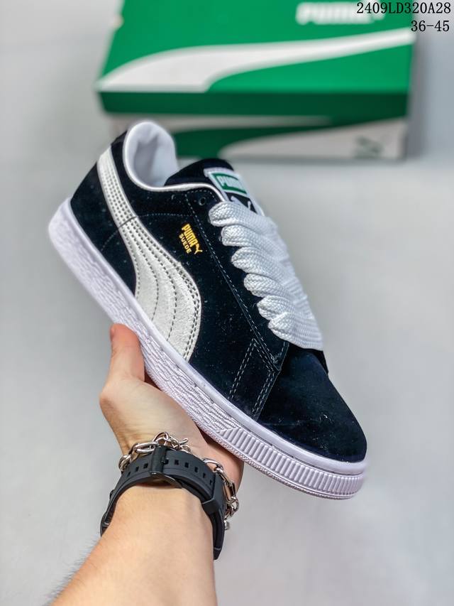 真标puma Suede Classic 复古单品 彪马 防滑耐磨低帮德训板鞋 货号:372873 03 尺码:36-45 编码：09Ld320A28