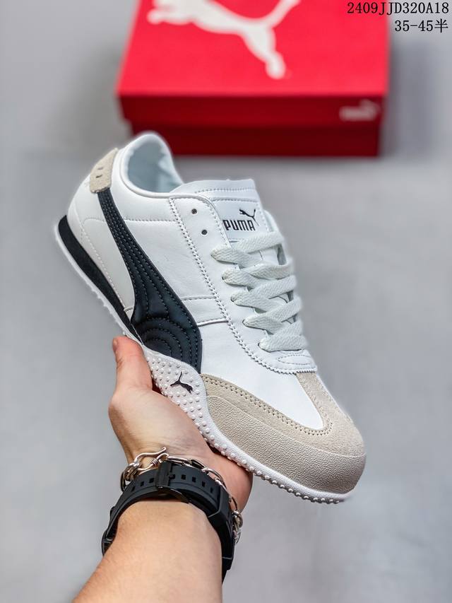 Puma Bella Ut Leather 彪马复古休闲跑步鞋 牛皮材质 真标带半码 尺码：35～45 带半码 编号：09Jjd320A18