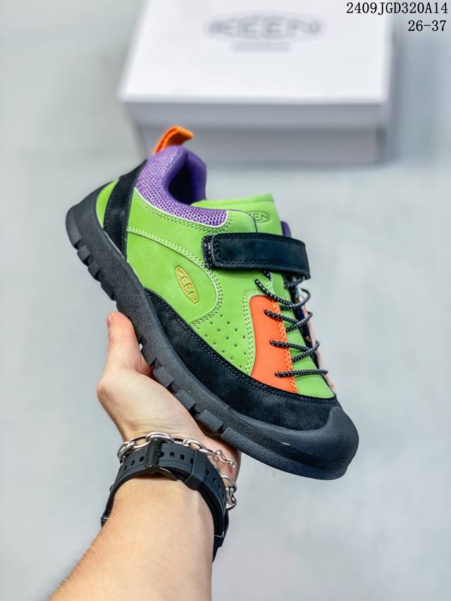 超萌童鞋keen 美国人气户外品牌-科恩keen Jasper Rocks Sp贾斯珀都市系列复古低帮系带户外风露营徒步登山运动训练鞋 原楦型开发纸版#采用固色