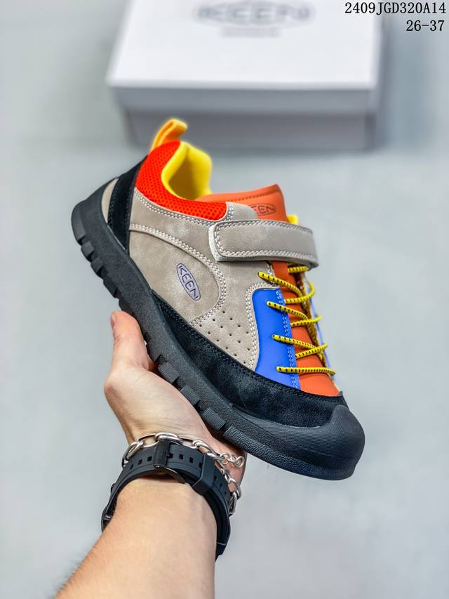 超萌童鞋keen 美国人气户外品牌-科恩keen Jasper Rocks Sp贾斯珀都市系列复古低帮系带户外风露营徒步登山运动训练鞋 原楦型开发纸版#采用固色