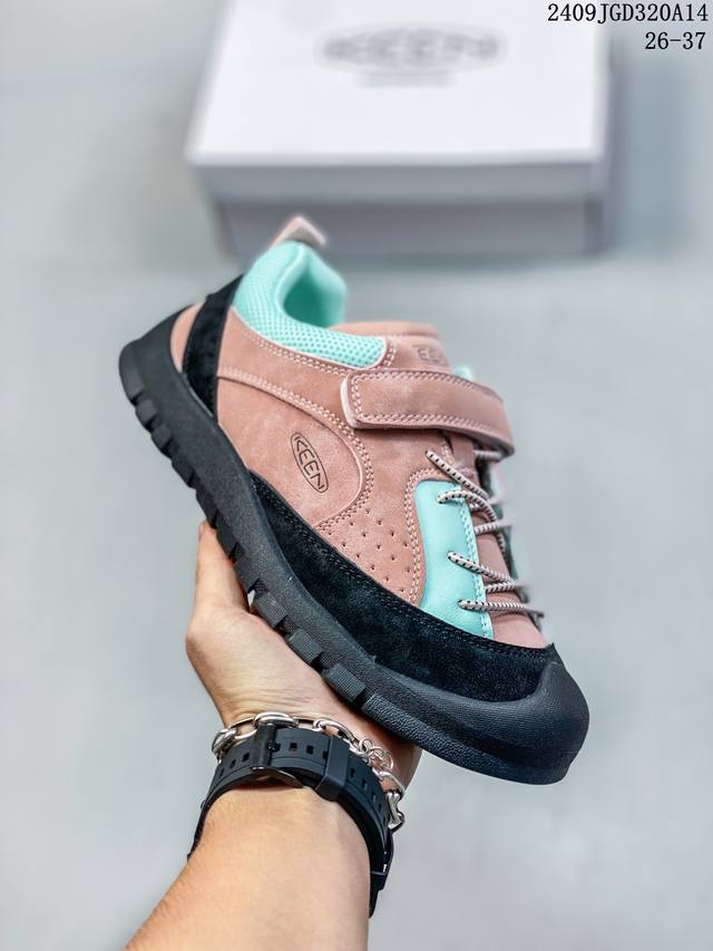 超萌童鞋keen 美国人气户外品牌-科恩keen Jasper Rocks Sp贾斯珀都市系列复古低帮系带户外风露营徒步登山运动训练鞋 原楦型开发纸版#采用固色