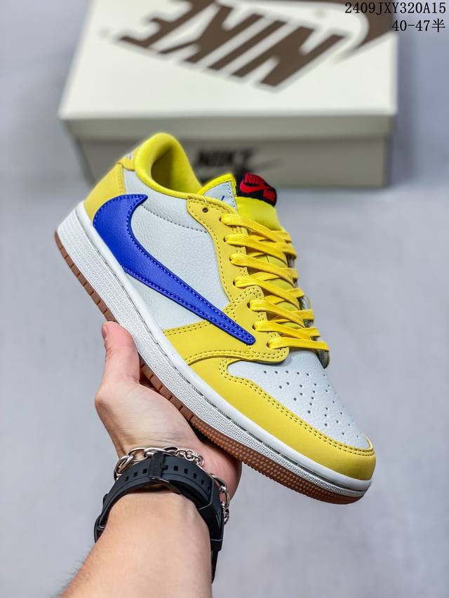 特价纯原版本 真标 耐克 Nike Air Jordan 1 Low Og Sp Military Blue Aj1乔1 倒勾 低帮篮球鞋 Aj1 乔丹1代 A