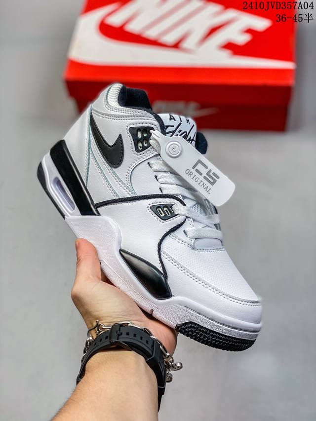 Cs版 Nike Air Flight 89男子运动鞋 Aj4兄弟款系列 篮球鞋 钢注印胶孔 重塑80年代后期非篮凡球战靴的经风典范,利落革皮结构搭载卓越缓系震