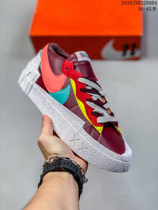 带半码 Nike Blazer Low 开拓者大勾 焕新升级经典 Blazer 鞋款 大号 Swoosh 突出新时代更加张扬的潮流感 对经典的又一次改良升级 大