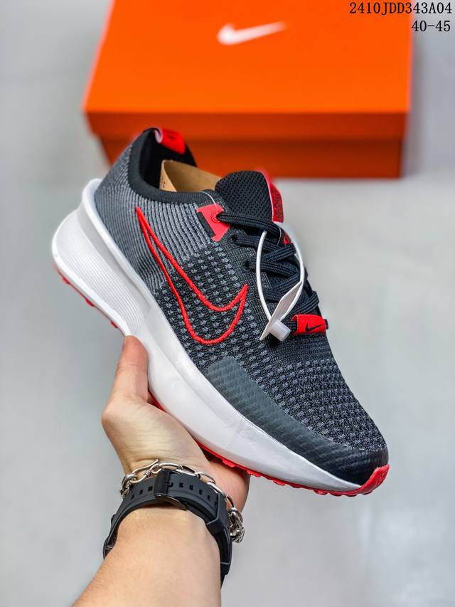 Nike登月飞马nike Interact Run跑鞋 材用针织鞋面加电绣，正品跑步鞋轻便潮流耐磨 货号：Dr2638 001 尺码：36～45 编码：10Jd