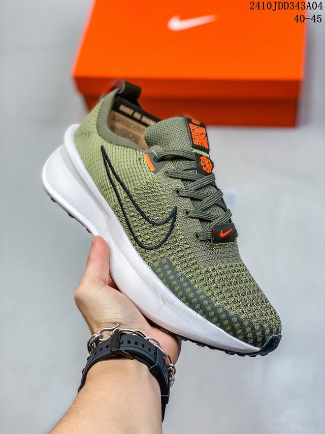 Nike登月飞马nike Interact Run跑鞋 材用针织鞋面加电绣，正品跑步鞋轻便潮流耐磨 货号：Dr2638 001 尺码：36～45 编码：10Jd