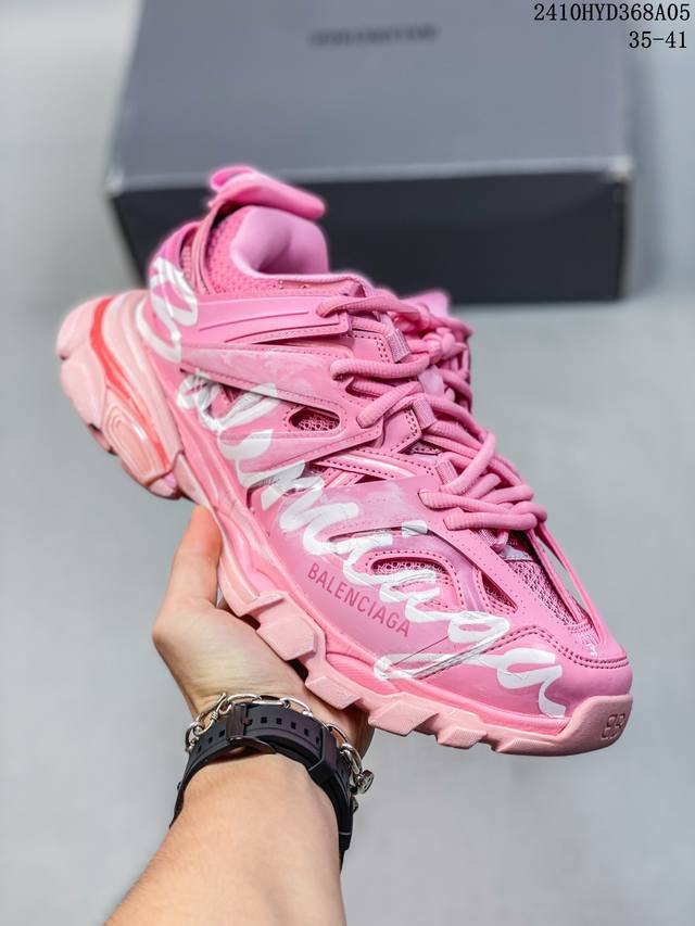 Balenciaga Runner Sneaker 巴黎世家涂鸦慢跑系列低帮复古野跑潮流运动鞋老爹鞋931530Adoyi 35-45 10Hyd368A05