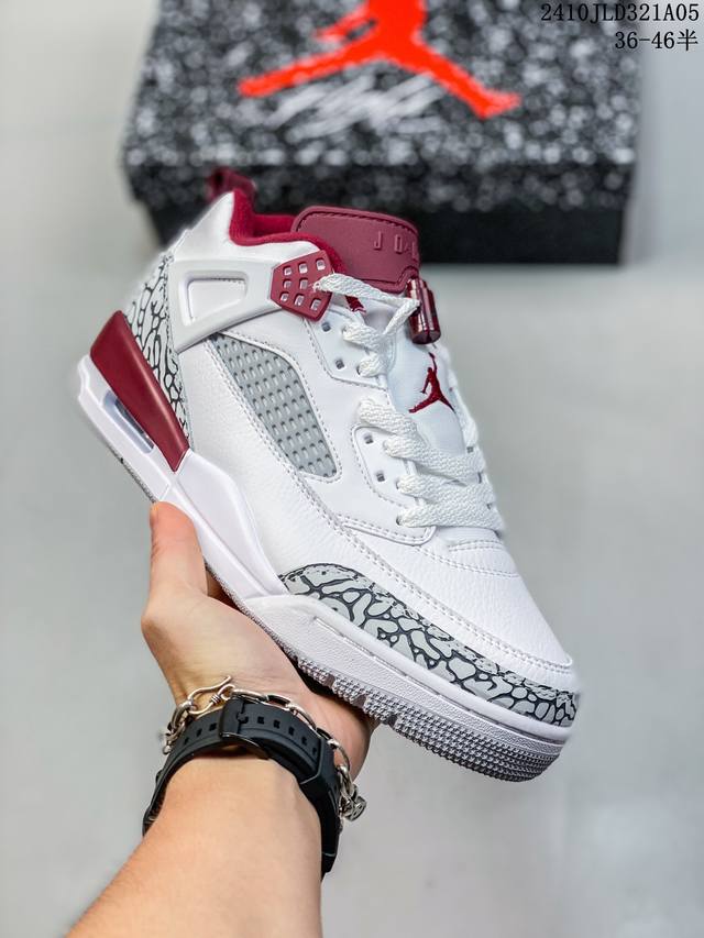 真标半码 耐克nike Air Jordan Spizike Low Cny Year Of The Dragon 低帮休闲运动文化篮球鞋 尺码：36-45半