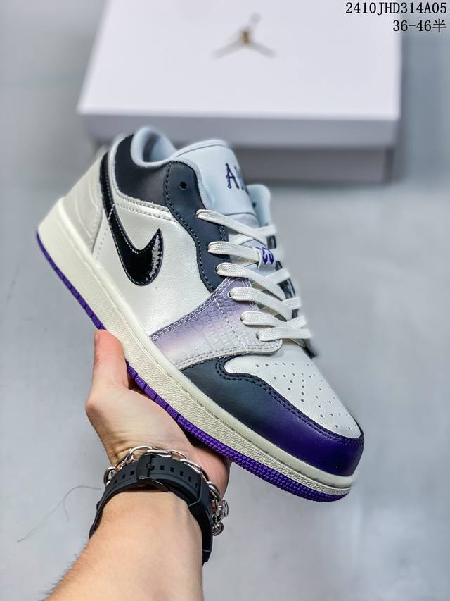 头层公司级真标带半码！ 耐克nike Air Jordan 1 Mid“ Aj1 乔1代 乔丹一代低帮系列经典复古文化休闲运动篮球鞋采用头层皮与牛剖革鞋面材质#