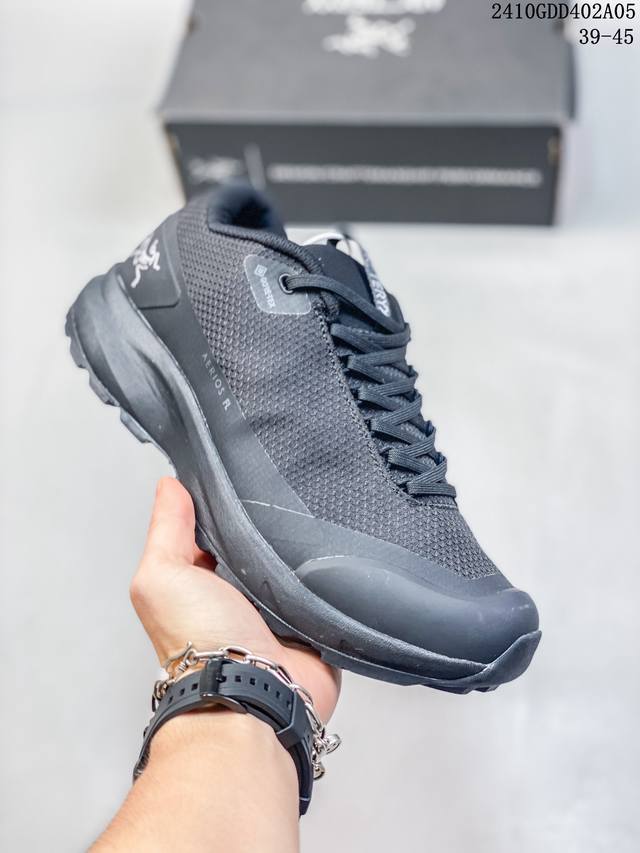 Arcteryx Norvan Ld 3 Gore-Tex 始祖鸟 黑白 防滑耐磨户外功 覆盖防水男子越野跑鞋，适合技术路线单日徒步穿着，Aeriosflgtx