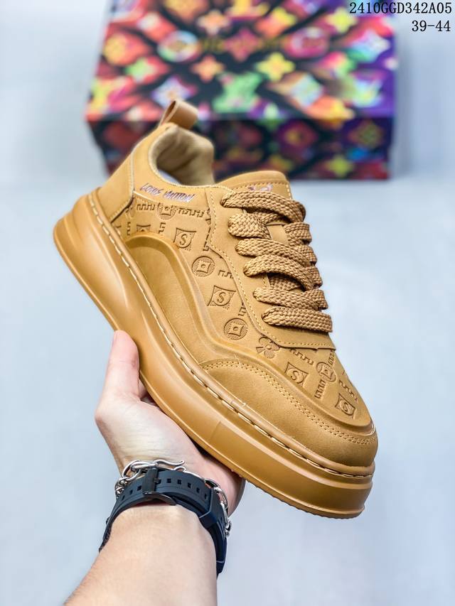 Louis Vuitton Lv Trainer Maxi 路易威登胖丁 低帮面包鞋 原版购入开发历时半年开发打造 正式开始出货！鞋面独家订制细柔小牛皮 厚实织