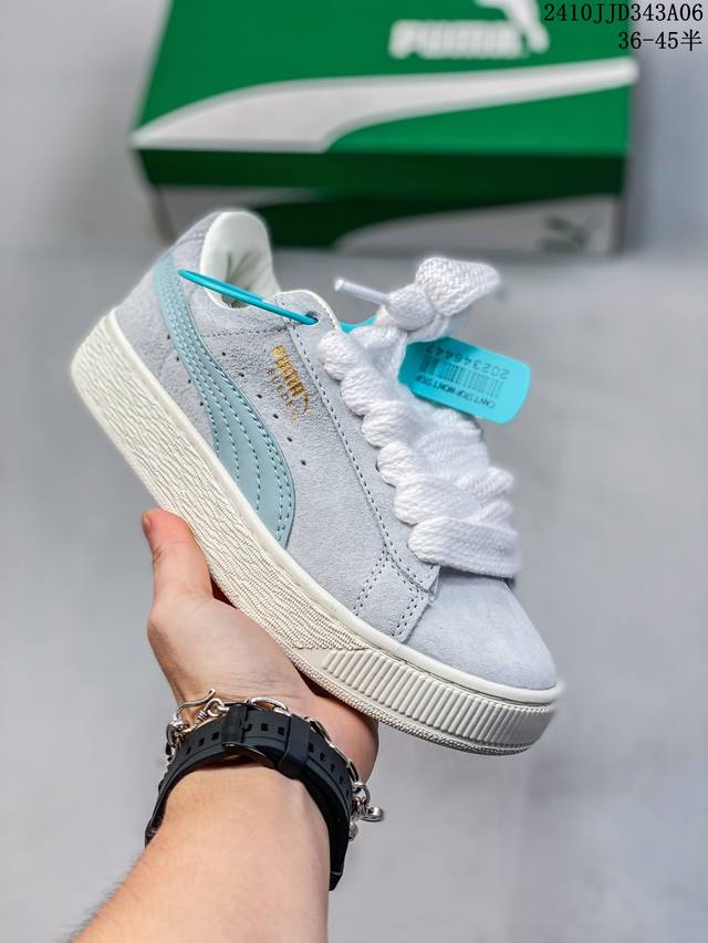 Puma Suede Xl复古单品 彪马 防滑耐磨低帮德训板鞋 货号:395205 08 编码：10Jjd343A06 Ize:36～45半