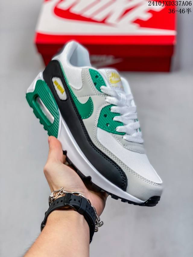 公司级nike Air Max 90初代系列低帮复古气垫百搭休闲运动慢跑鞋 货号:Fb9658-002 尺码:36 36.5 37.5 38 38.5 39 4