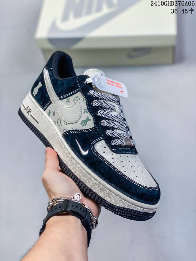 海外限量发售！公司级nike Air Force 1 '07 Low “Supreme联名--米红”空军一号 低帮 运动鞋 休闲鞋 折边针车 工艺难度大 原楦头