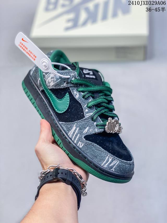 耐克 Nike Sb Dunk Low Pro 男女同款运动鞋复古板鞋，尽情迈步，彰显个性风采。采用柔软皮革鞋面，经久耐穿，塑就如元年款 Dunk 般的复古质感