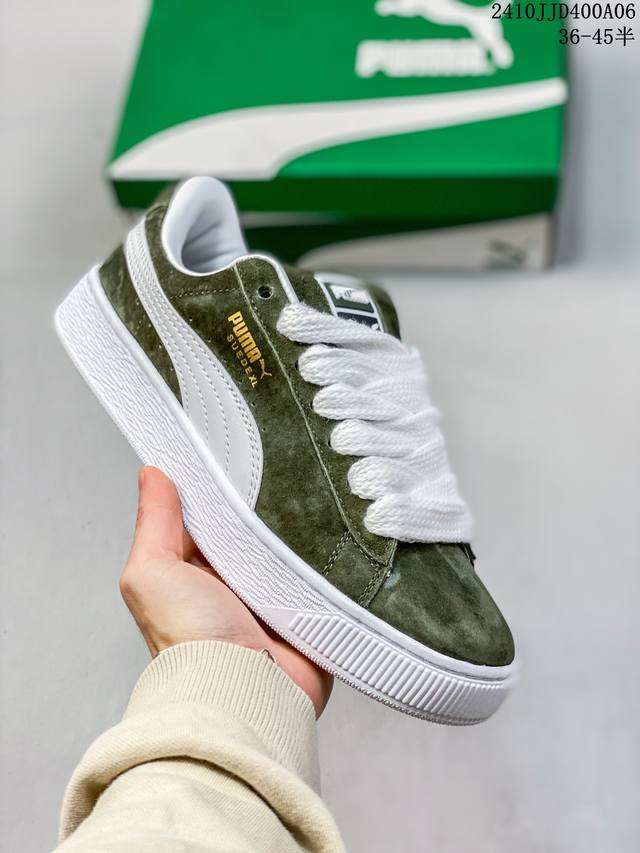 Puma Suede Xl复古单品 彪马 防滑耐磨低帮德训板鞋 货号:395205 08 编码： Size:36～41半 10Jjd400A07