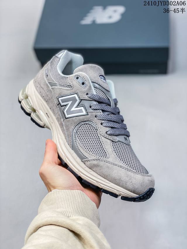 公司级新百伦 Nb New Balance Ml2002系列复古老爹风休闲运动慢跑鞋 采用猪巴革拼接透气网眼织物鞋面#T-Beam大底提供足步弓支撑，保持步态稳