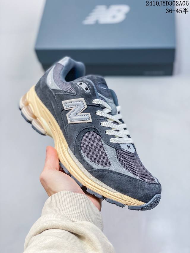 公司级新百伦 Nb New Balance Ml2002系列复古老爹风休闲运动慢跑鞋 采用猪巴革拼接透气网眼织物鞋面#T-Beam大底提供足步弓支撑，保持步态稳