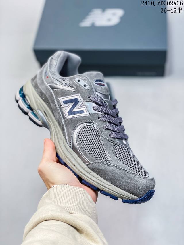 公司级新百伦 Nb New Balance Ml2002系列复古老爹风休闲运动慢跑鞋 采用猪巴革拼接透气网眼织物鞋面#T-Beam大底提供足步弓支撑，保持步态稳