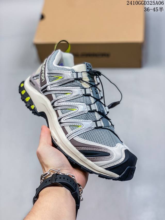 Salomon萨洛蒙 Xt-6 户外运动 网布织物合成革减震防滑耐磨透气轻便 低帮 越野跑步鞋 尺码：36-45半 编码：10Ggd325A07