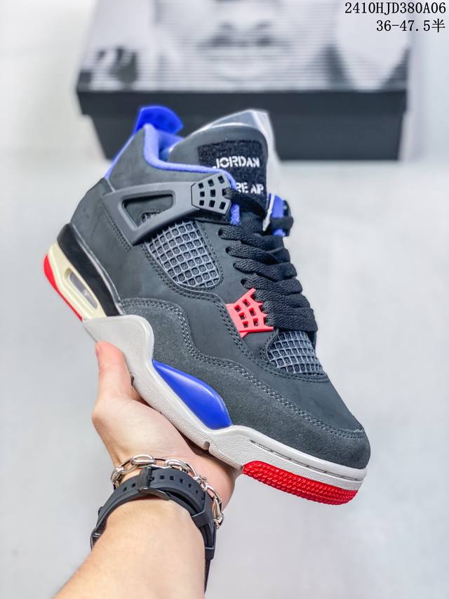 公司级aj4 Air Jordan 4 Retro ” Infrared “ Aj4乔4 男子文化篮球鞋 大厂出品 主力合作工厂 全新模具开发 纯正4代正确鞋型