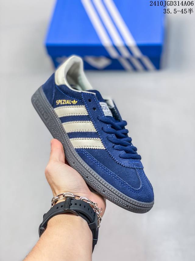 真标带半码！ 阿迪达斯 三叶草adidas Samba Xlg 桑巴舞系列绅士德训足球风百搭低帮厚底增高休闲运动板鞋 10Jgd314A07