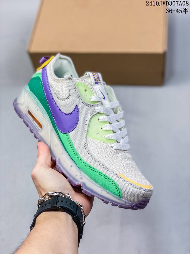 公司级nike Air Max Terrascape 90 山川地形系列经典复古百搭休闲运动气垫慢跑鞋 原楦原纸版开发版型#全新开发正确3层组合超轻eva泡绵中