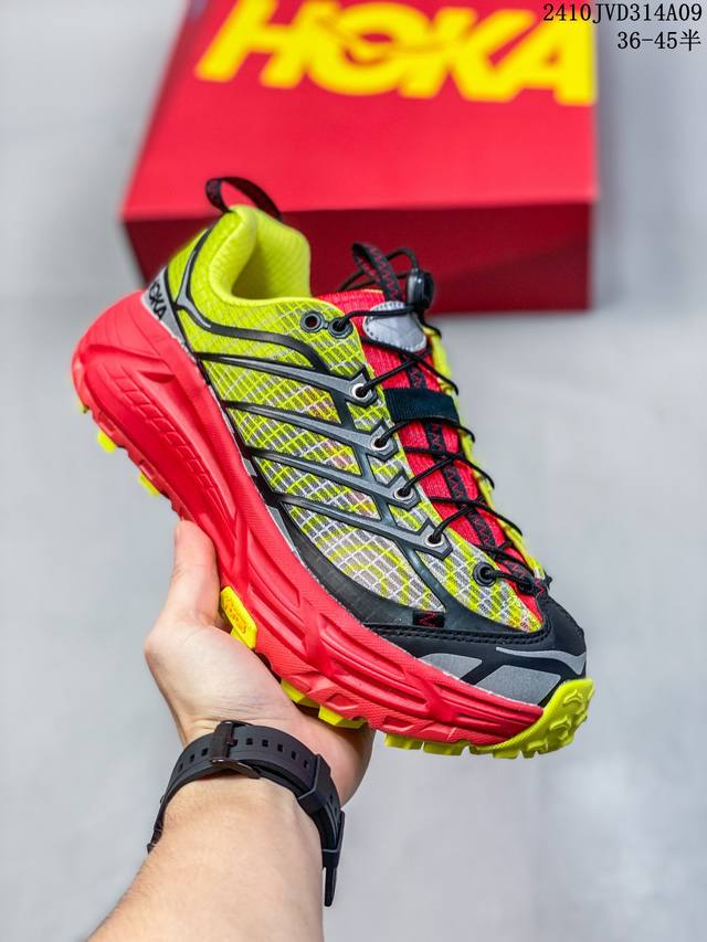 公司级hoka Mafate Speed Three 2玛法特 超轻厚底轻量山地跑步鞋 货号:1153931 尺码:36 36.5 37.5 38 38.5 3