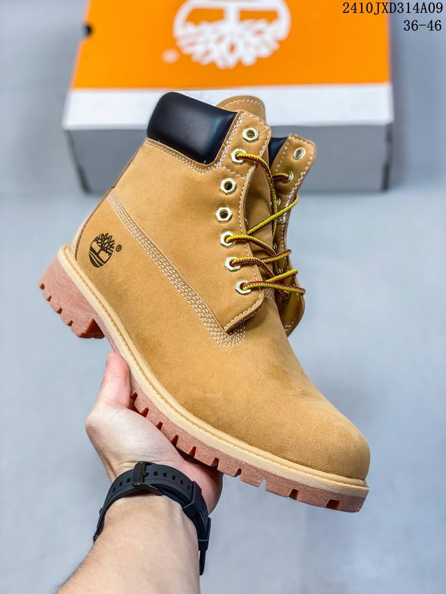 公司级 Timberland 天伯伦经典款大黄靴 七孔男码 61 六孔女码10361 经典再造 全新升级 原单防水皮料 注塑大底 原厂防伪标紫光灯可扫 最新工艺