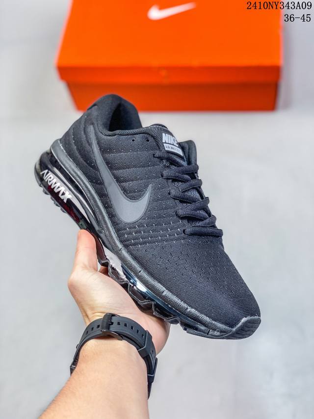 Nike 耐克 Air Max 2017 男女士跑鞋全掌气垫缓震休闲运动跑步鞋。Nikeair Max2017是nike Air Max系列的2017年旗舰款跑