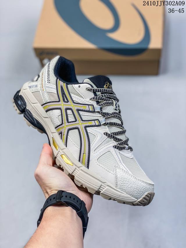 Asics 亚瑟士 Gel-Kahana 8 男女士鞋越野跑步鞋抓地稳定运动鞋缓震耐磨跑鞋 Gel-Kahana系列为实用级越野跑鞋，融合机能和户外潮流强势回归