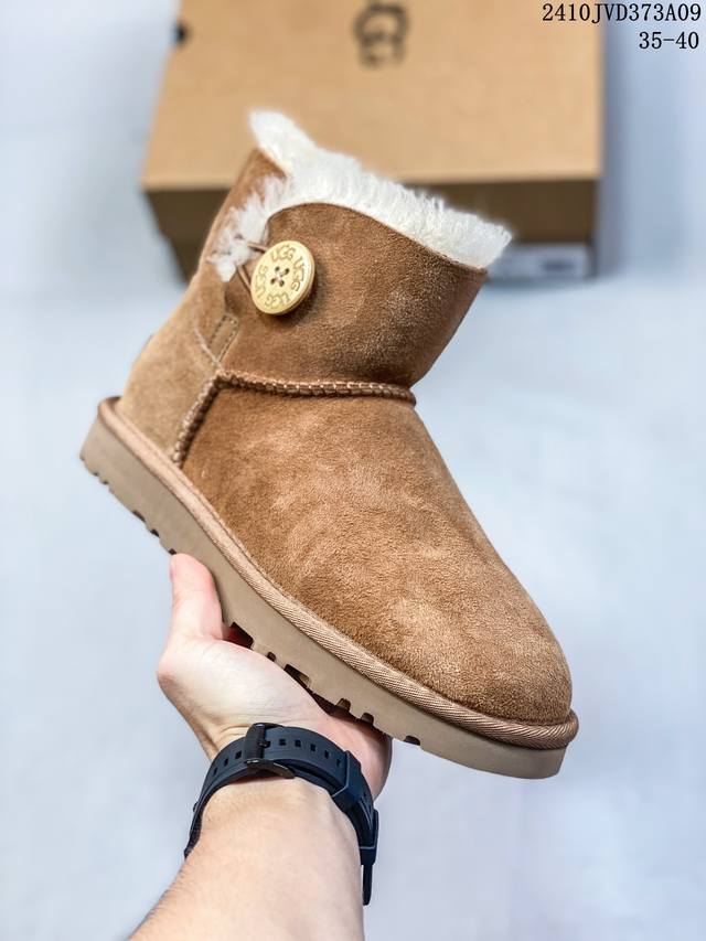 Ugg 1116109 Classic Ultra Mini 冬季加毛保暖雪地靴 皮毛一体中靴 码数：35 36 37 38 39 40 编号：10Jvd373