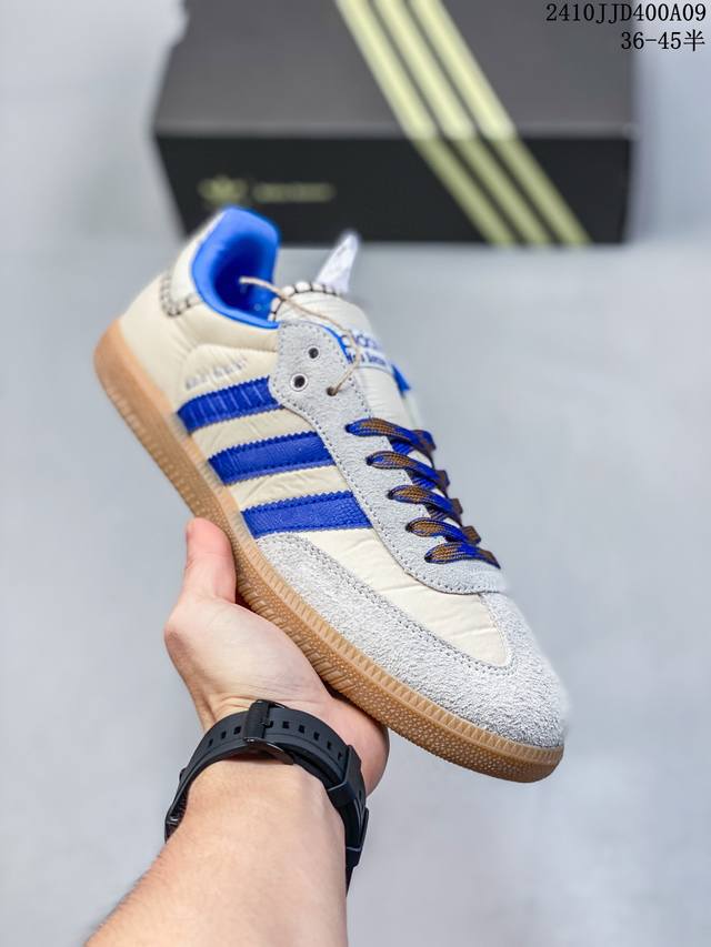 公司级！阿迪达斯 Adidas Wb Pony Tonal Samba 运动板鞋 经典三叶草与德训鞋结合 复古种草。年，是阿迪达斯samba之年。Samba系列