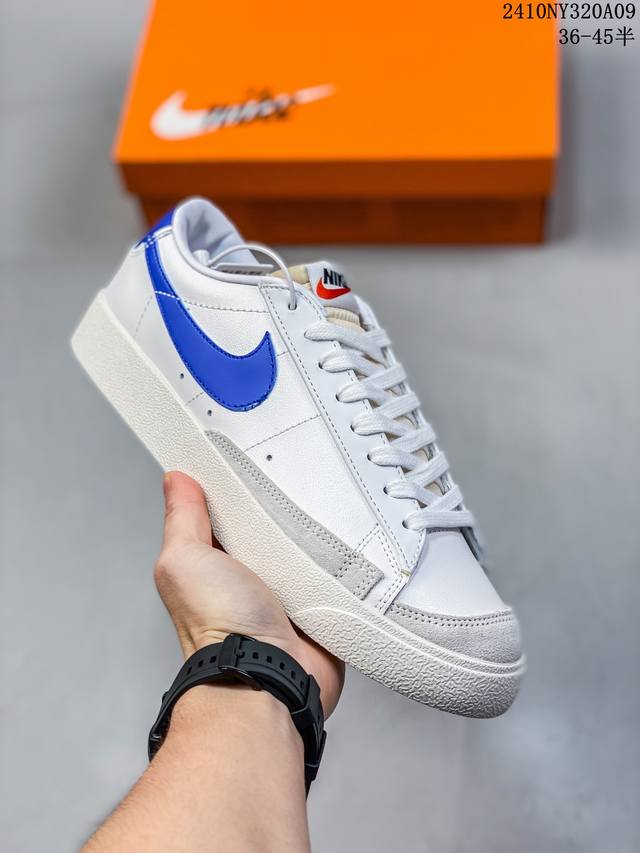 开拓者系列 耐克nike Sb Zoom Blazer 情侣珊瑚红滑板鞋864347-800 尺码：36～45半 编号：10Ny320A09