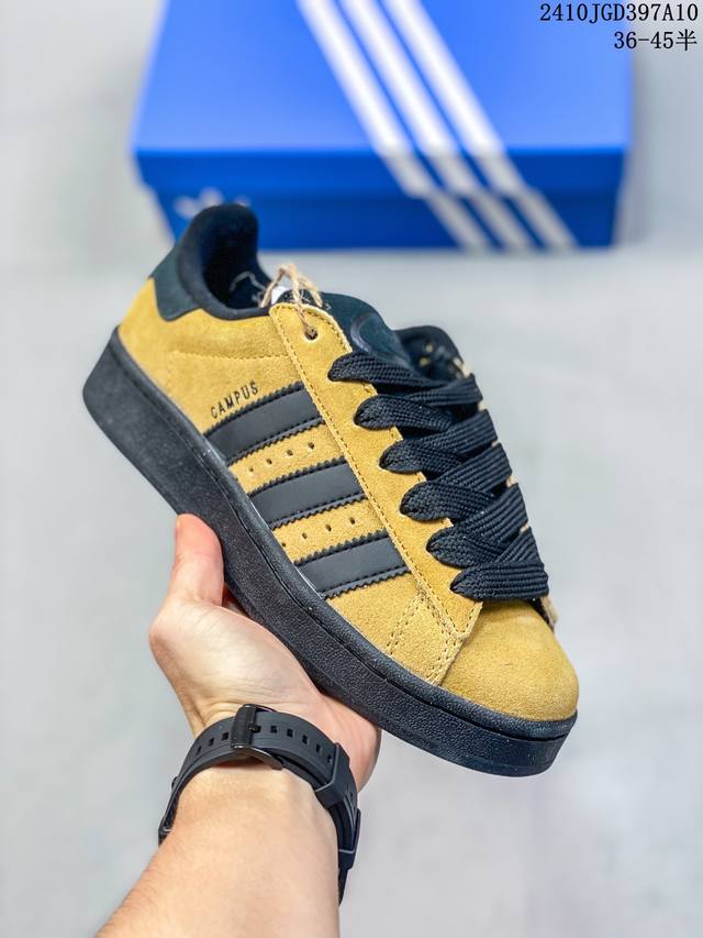 Adidas Originals Campus 00S 学院系列 面包风经典复古低帮百搭休闲运动板鞋这次 Adidas Originals 选择了以经典复古鞋型