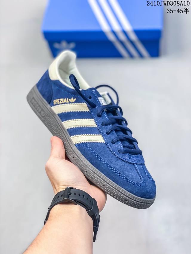 真标半码 Adidas阿迪达斯 Handball Spezial 复古运动休闲板鞋 10Jwd308A10