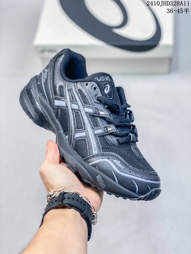 公司级asics Tiger Gel-1090 复古单品 亚瑟士户外风低帮休闲运动跑步鞋 Gel-1090跑鞋经过重新设计，采用了现代镜片，同时保留了其标志性的